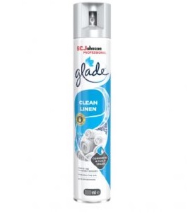 Glade Clean Linen Aerosol - 12 x 300 ml