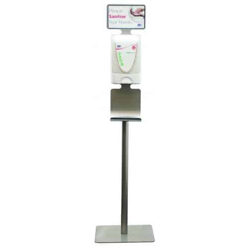 Deb Stoko Instant FOAM TouchFREE Hand Sanitizing Station - Silver