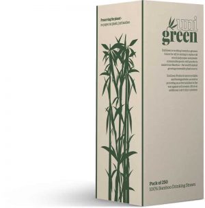 UniGreen Bamboo Paper Straws - SINGLE PACKS
